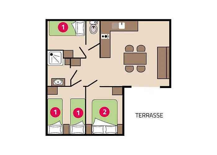 Les Chalands Fleuris 캠프장